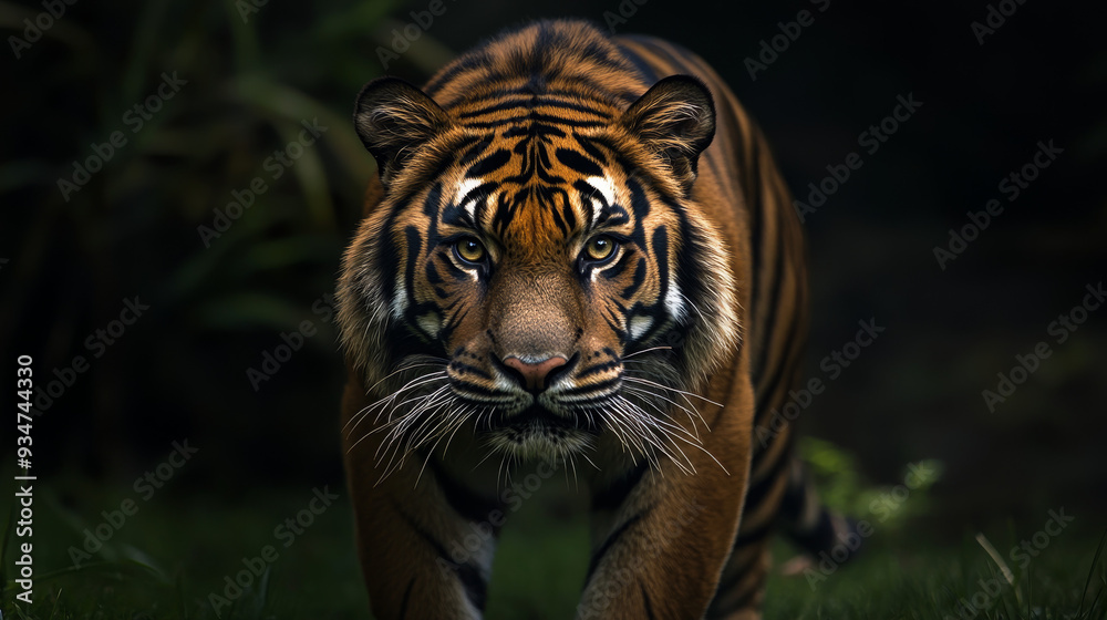 Majestic Tiger Portrait Majestic Tiger Portrait