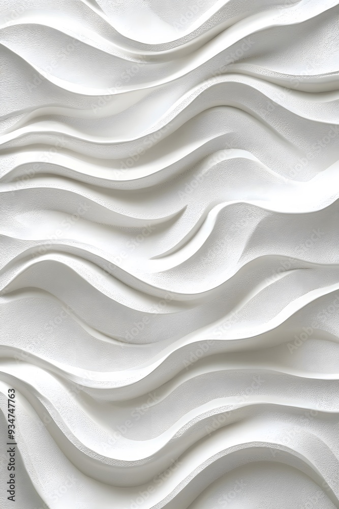 Abstract White Wavy Texture Background. Abstract White Wavy Texture Background.