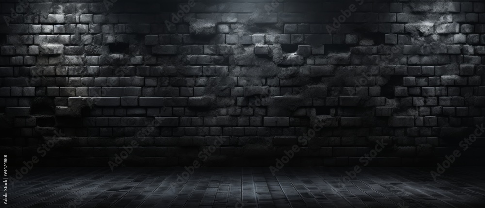 Echoes in the Dark Chalk Lines on a Textured Black Brick Canvas Echoes in the Dark Chalk Lines on a Textured Black Brick Canvas