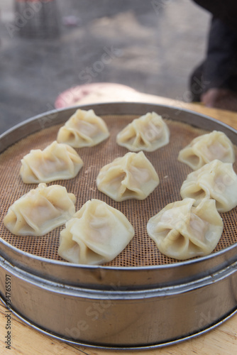 street Steamed Dumplings stall of Anyang, Henan photo