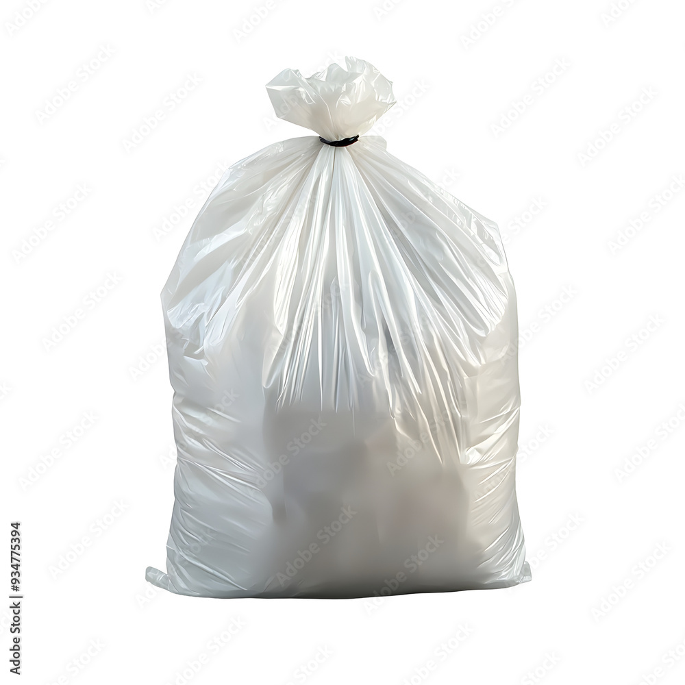 Transparent Plastic Bag on Isolated White Background for Packaging and Merchandise Display Transparent Plastic Bag on Isolated White Background for Packaging and Merchandise Display