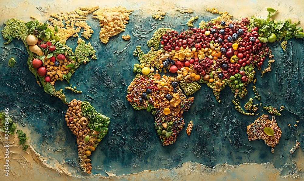 Infographic illustrating global impact of unhealthy diets on public ...