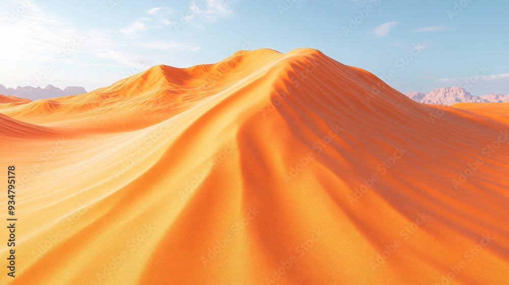 Dynamic 3D Desert Landscape with Shifting 2D Dunes | Abstract Sandy Terrain Simulation Dynamic 3D Desert Landscape with Shifting 2D Dunes | Abstract Sandy Terrain Simulation
