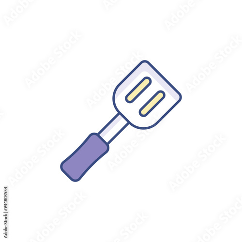 Cooking Spoon icon design with white background stock illustration