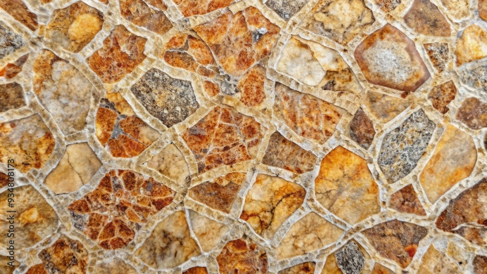 Fototapeta premium Close up of a textured stone surface with intricate patterns and variations