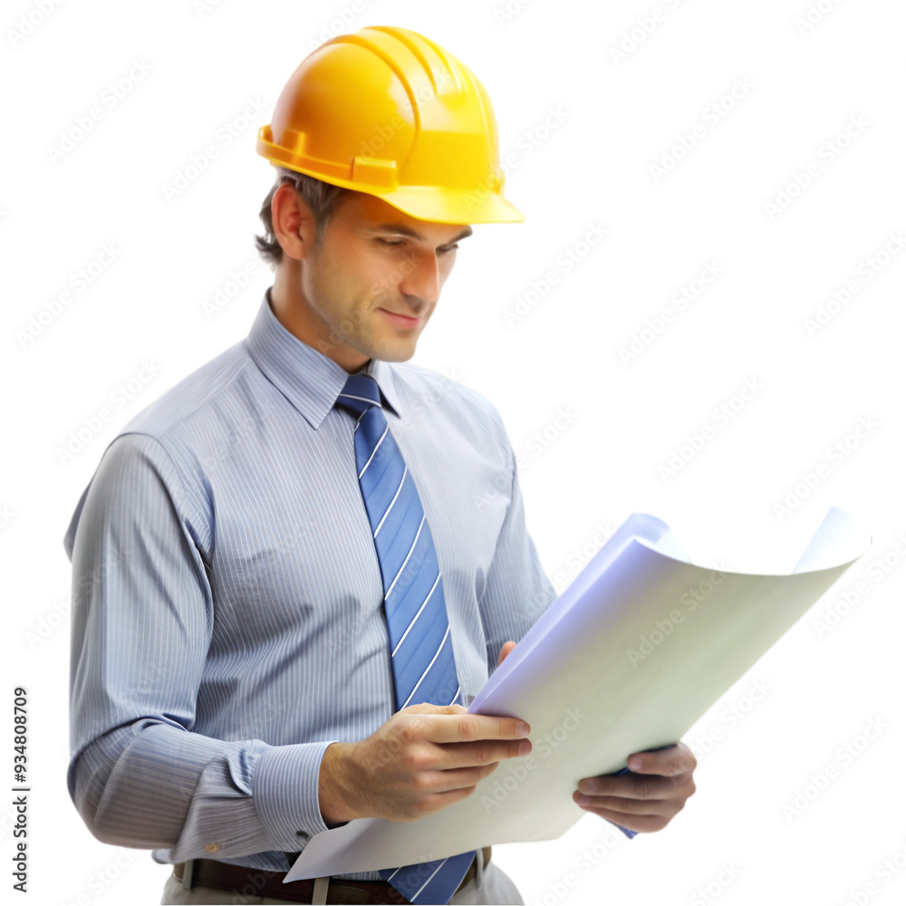 Male contractor engineer