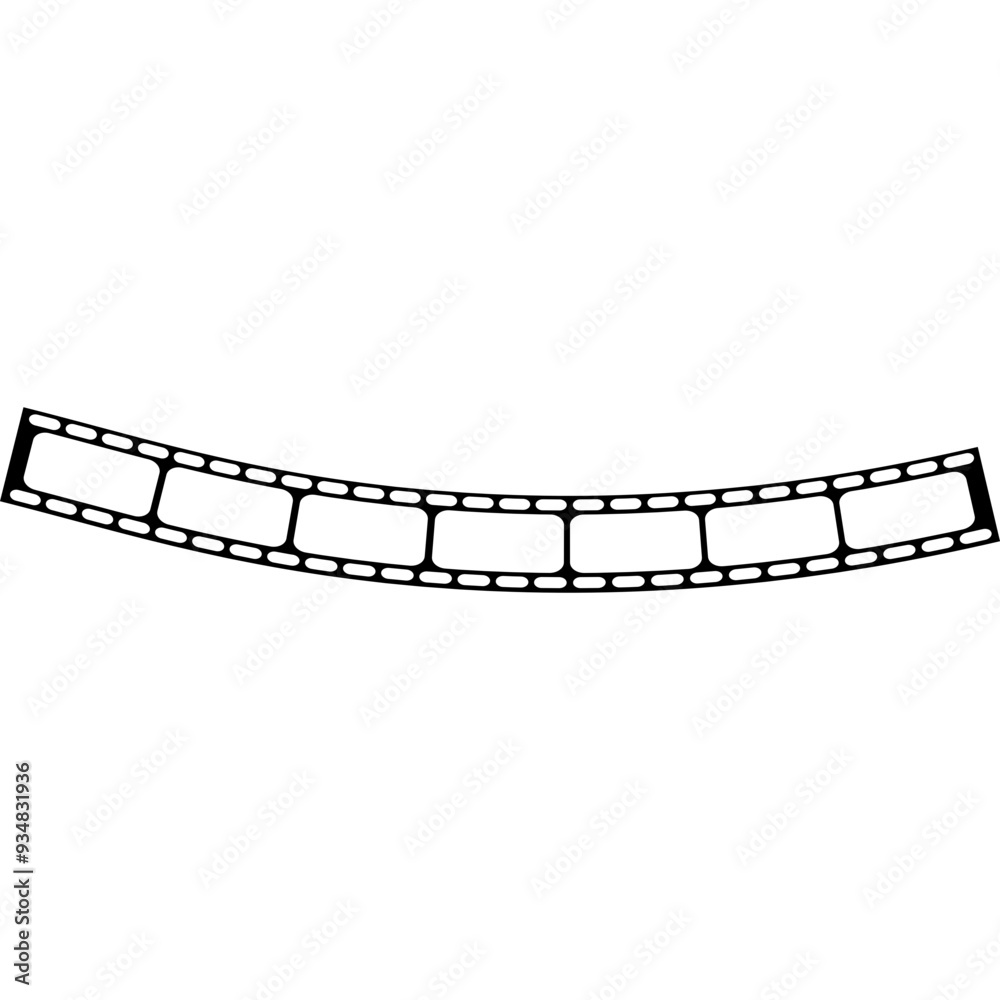 Fototapeta premium Film Roll Flat