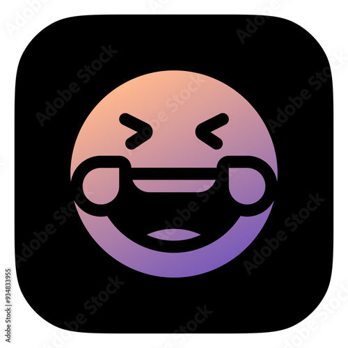 Editable laughing-out-loud expression emoticon vector icon. Part of a big icon set family. Part of a big icon set family. Perfect for web and app interfaces, presentations, infographics, etc