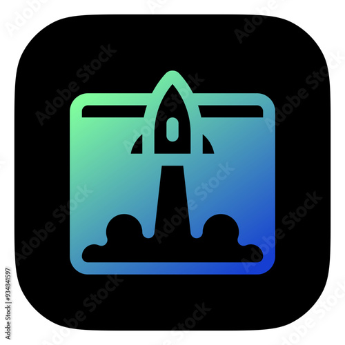 Editable web app launch vector icon. Part of a big icon set family. Perfect for web and app interfaces, presentations, infographics, etc