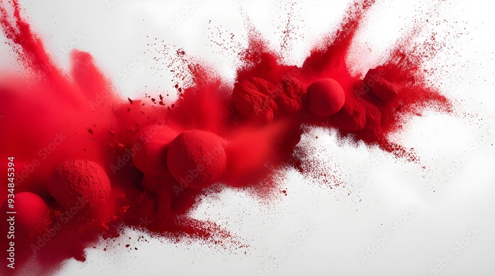 Red Scarlet Ruby Color Powder Dust Explosion on Transparent Background: A Vibrant Graphic Resource for Celebrations, Festivals, and Parties Red Scarlet Ruby Color Powder Dust Explosion on Transparent Background: A Vibrant Graphic Resource for Celebrations, Festivals, and Parties