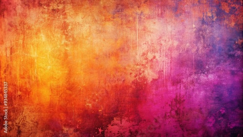 Wallpaper Mural Colorful distressed grunge texture in orange, pink, and purple hues, creating a vibrant and abstract background for design projects Torontodigital.ca