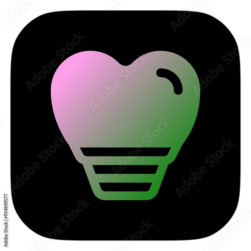 Editable dental implant vector icon. Dentistry, healthcare, medical. Part of a big icon set family. Perfect for web and app interfaces, presentations, infographics, etc