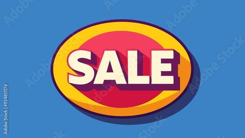 Sale discount label, seasonal sale for your business photo