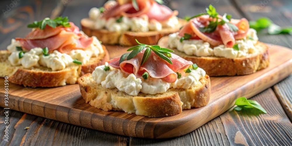 Savory cauliflower toasts topped with creamy mascarpone and prosciutto , food, appetizer, cauliflower, toast, savory Savory cauliflower toasts topped with creamy mascarpone and prosciutto , food, appetizer, cauliflower, toast, savory
