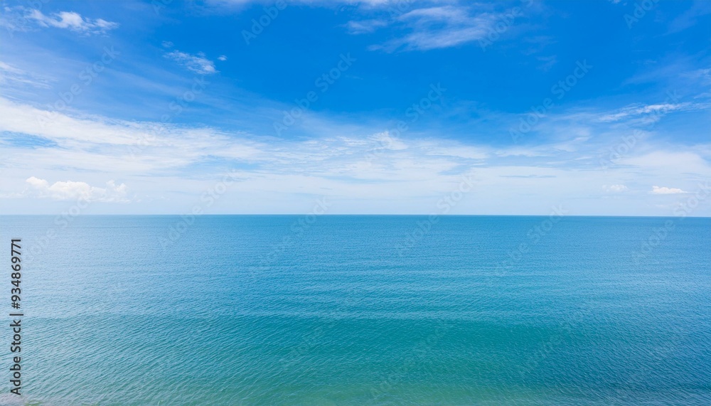 blue sky and sea blue sky and sea