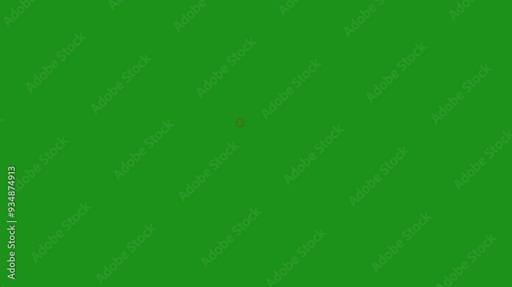 Not allowed sign animation video on green screen. Not allowed sign animation video on green screen.