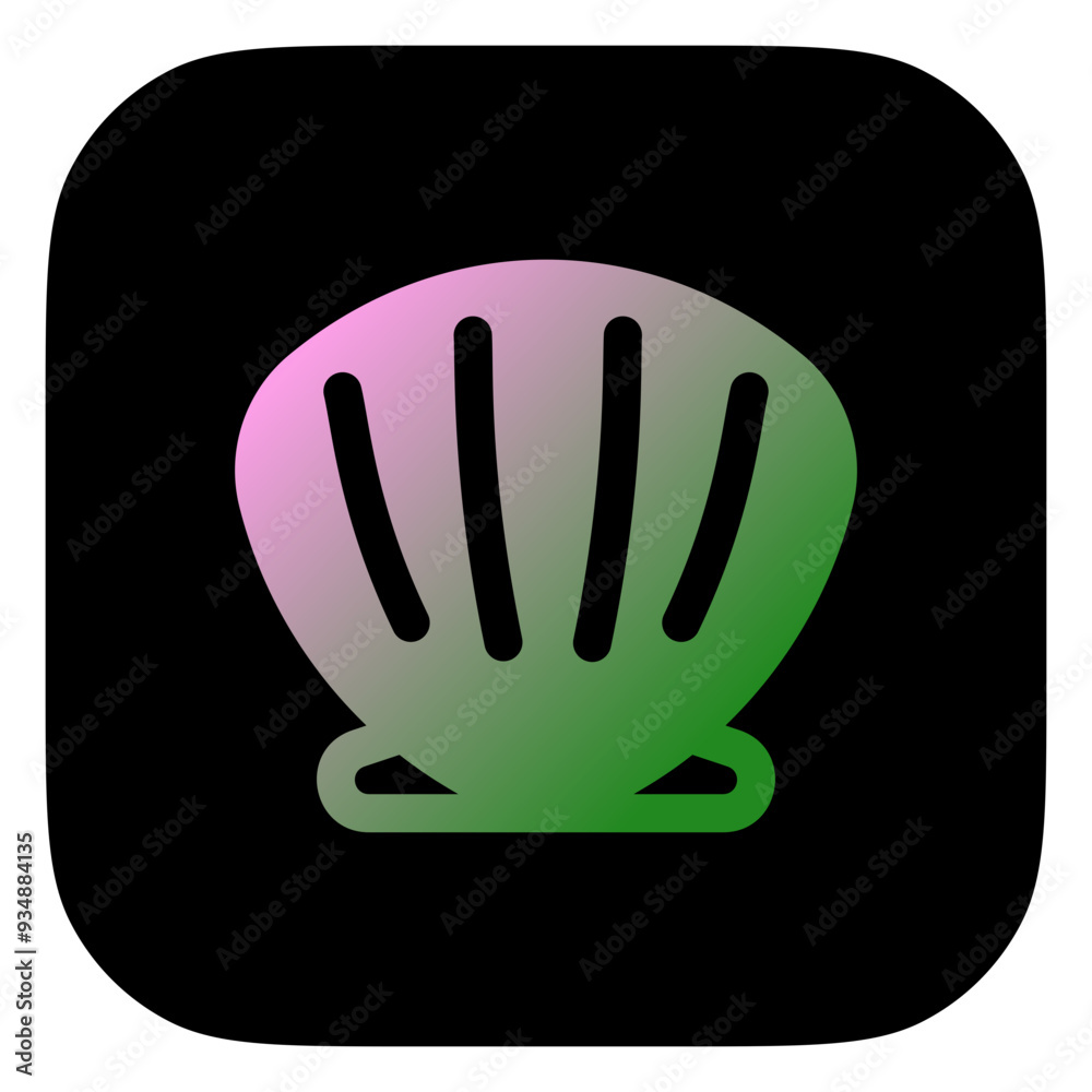 Obraz premium Editable sea shell vector icon. Part of a big icon set family. Perfect for web and app interfaces, presentations, infographics, etc
