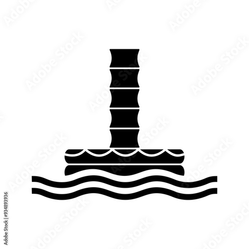 ISO emergency and first aid safety signs_marine evacuation chute symbol only