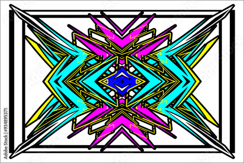 sorts racing background in geometric style design