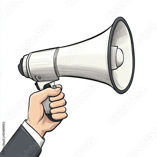 megaphone, speaker, communication, loudspeaker