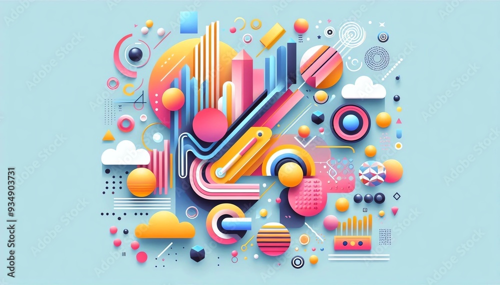 background with a memphis style consisting of various colors 3d
background with a memphis style consisting of various colors 3d