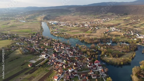 aerial view of the city