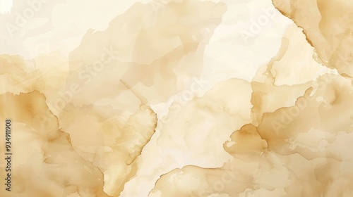 Wallpaper Mural Abstract watercolor background with gold splashes and spots Torontodigital.ca