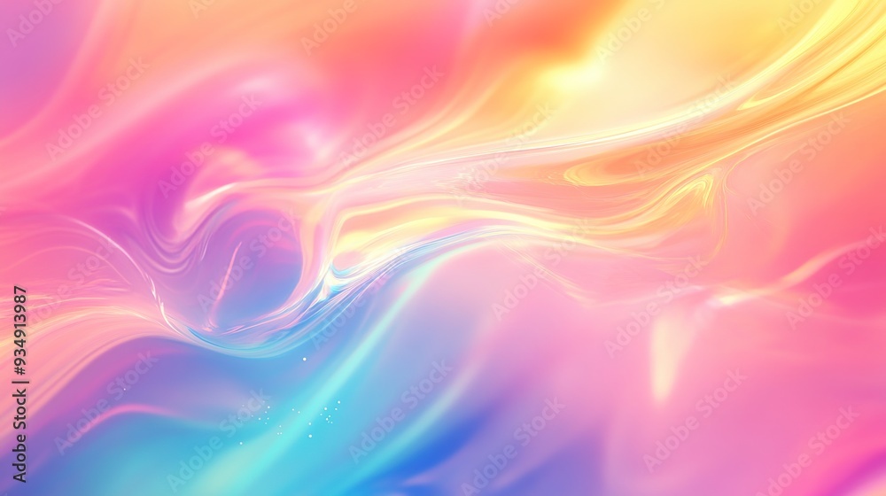 Celestial Silk: A vibrant abstract background, awash in soft pink, blue, and yellow hues, evokes a dreamy, ethereal atmosphere. Celestial Silk: A vibrant abstract background, awash in soft pink, blue, and yellow hues, evokes a dreamy, ethereal atmosphere.