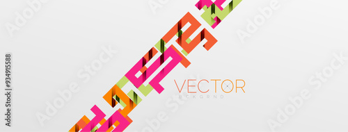 Color bend lines with shadow texture effect. Vector Illustration For Wallpaper, Banner, Background, Card, Book Illustration, landing page