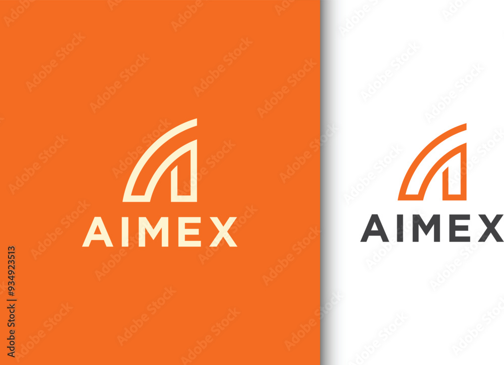 Simple logo with A letter design vector Simple logo with A letter design vector