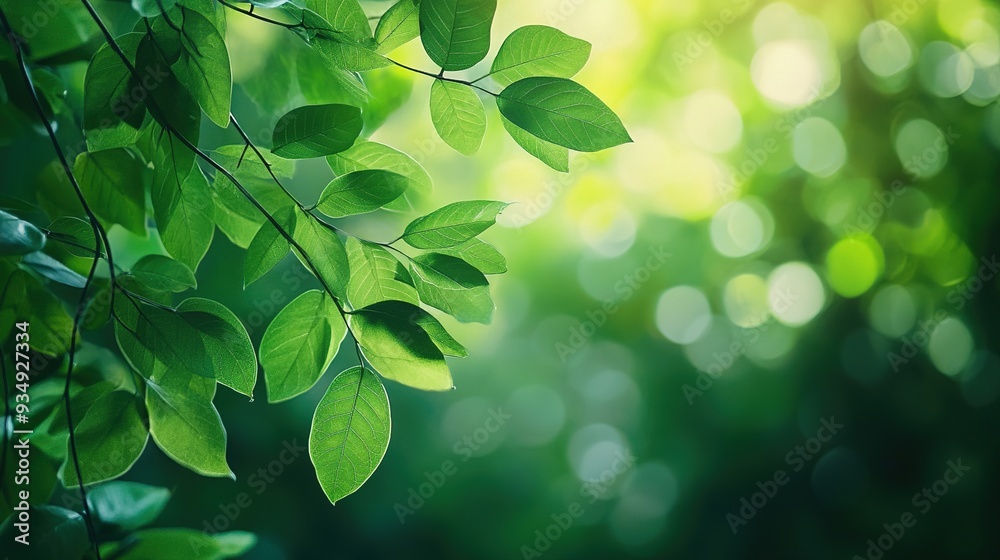 Sun-Kissed Serenity: Lush green leaves glow in the warm sunlight, their vibrant hues creating a tranquil and inviting natural backdrop. Sun-Kissed Serenity: Lush green leaves glow in the warm sunlight, their vibrant hues creating a tranquil and inviting natural backdrop.