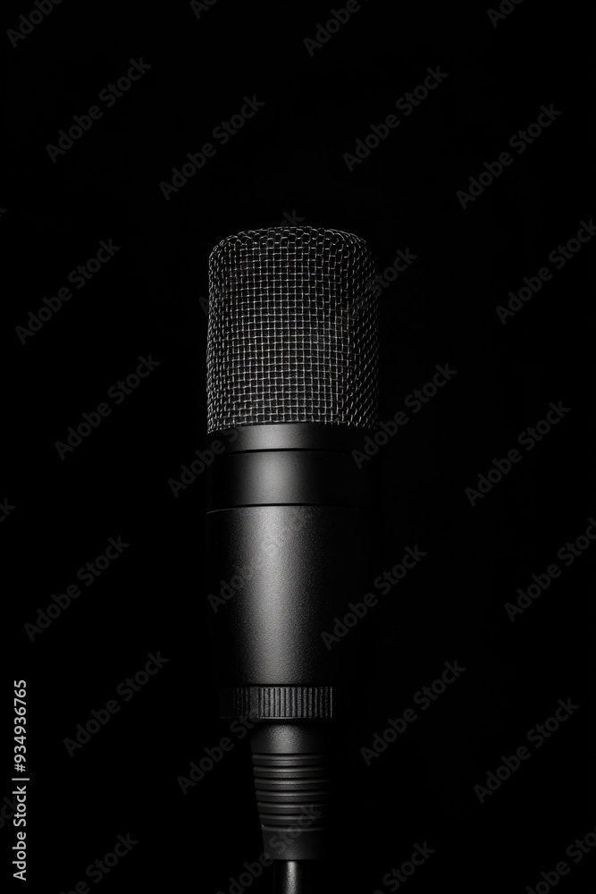 Microphone close up Microphone close up