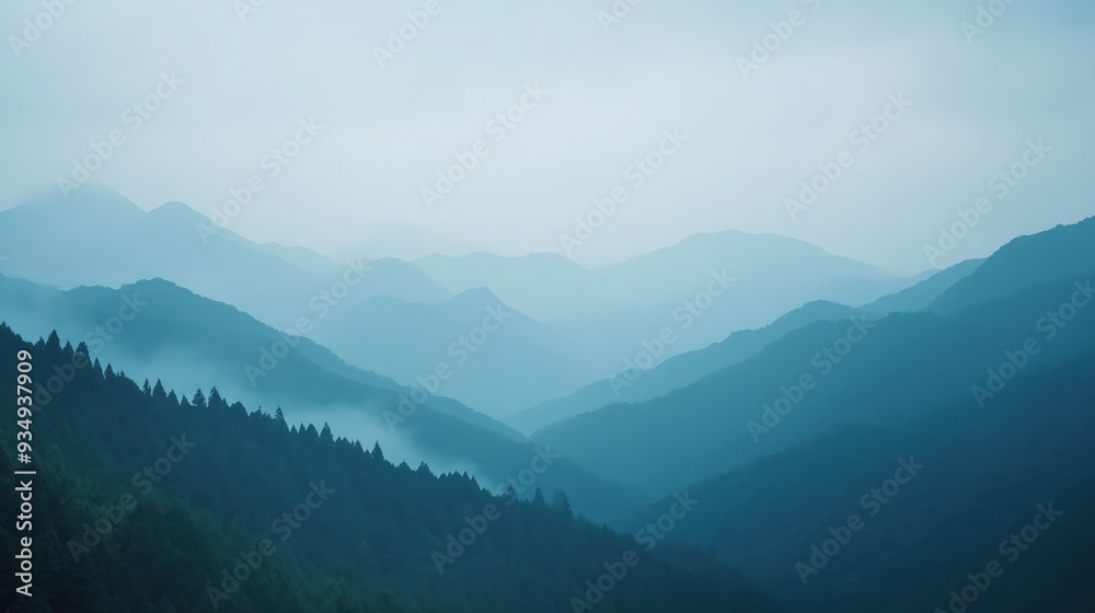 Blue Mountains and Mist Blue Mountains and Mist