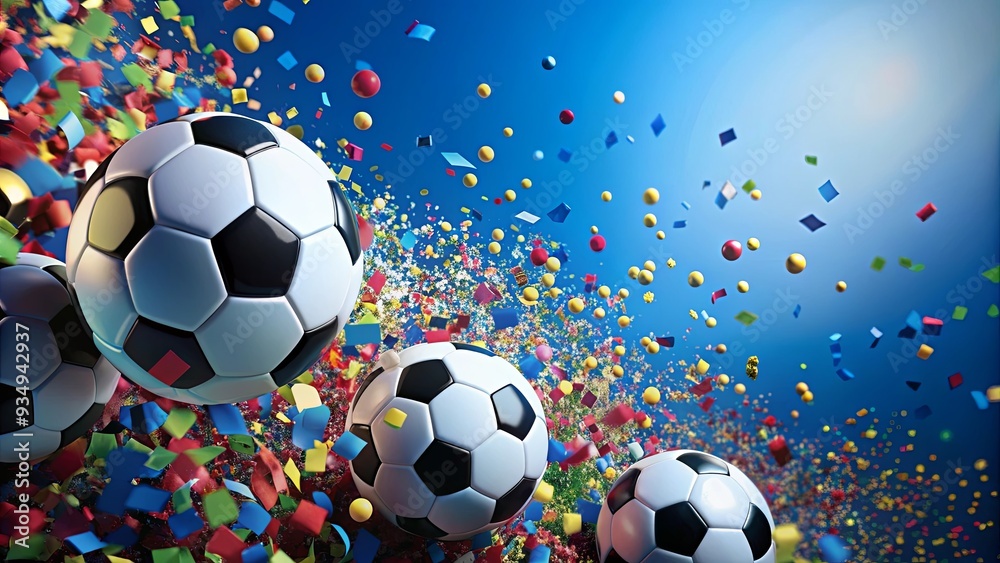 soccer ball on the grass