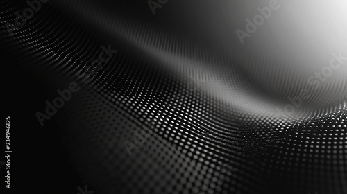 Abstract Black Carbon Fiber Texture: A mesmerizing, abstract image of a black carbon fiber texture, rendered in a deep, dark, and subtly textured style. 