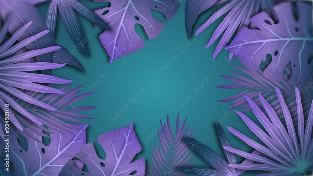Tropical flower background | 4K Tropical flower background | 4K