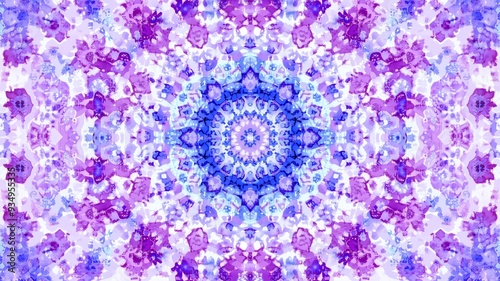 lavender pattern on the fabric,kaleidoscopic form