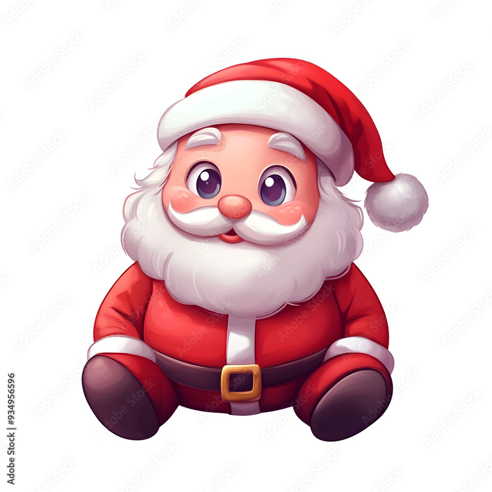 cute chubby cartoon santacaus sitting side big Christmas Sweaters clipart, watercolor clipart, isolate on white background. cute chubby cartoon santacaus sitting side big Christmas Sweaters clipart, watercolor clipart, isolate on white background.