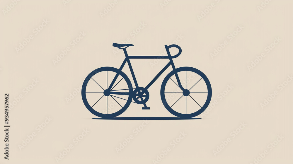 An SVG icon of a stylized, sleek bicycle with clean, simple lines and a monochromatic color scheme. An SVG icon of a stylized, sleek bicycle with clean, simple lines and a monochromatic color scheme.