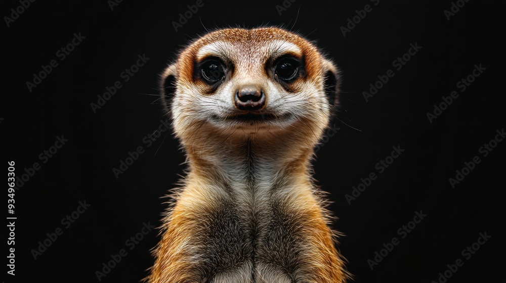 Curious Meerkat Portrait Curious Meerkat Portrait