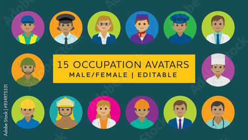 15 occupation avatars