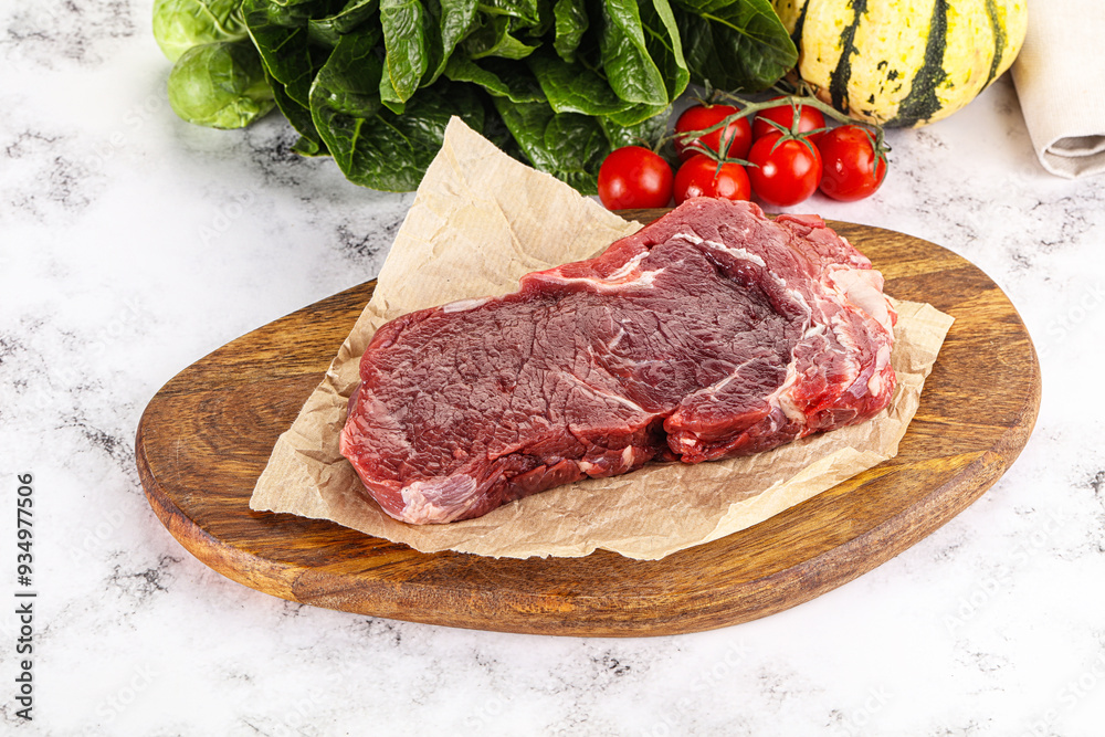 Raw rib eye beef premium steak Raw rib eye beef premium steak