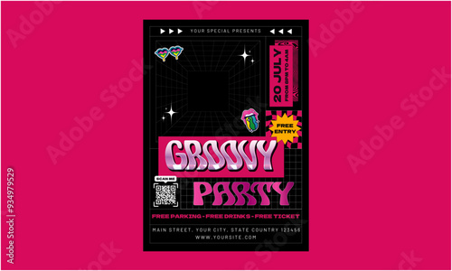 Groovy Party Flyer