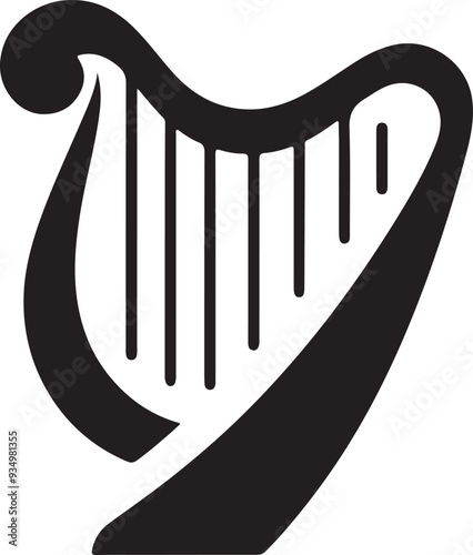 musical harp icon