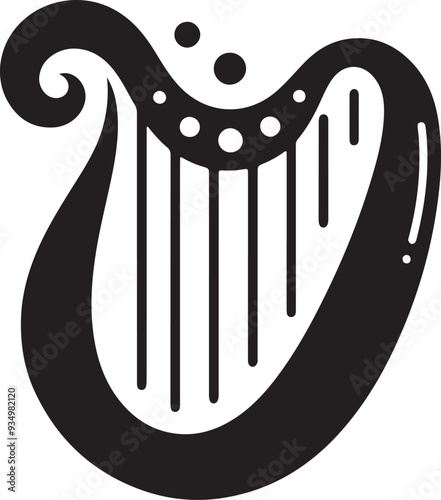 musical harp icon