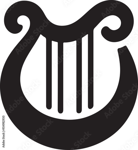 musical harp icon