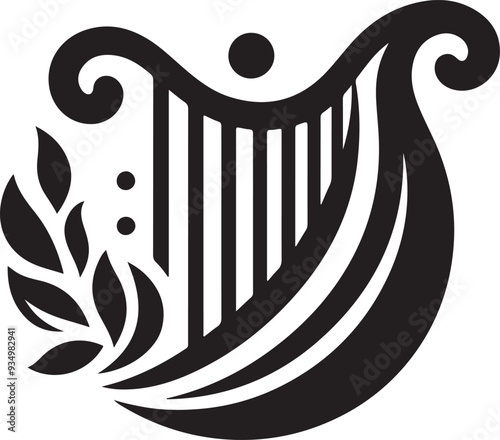 musical harp icon