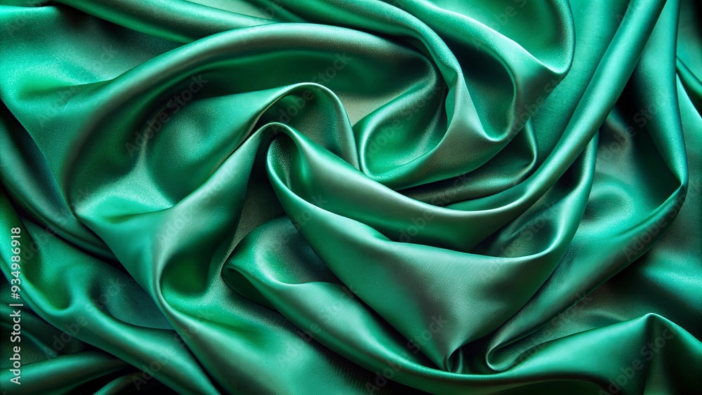 Emerald green soft silk fabric texture with a luxurious sheen , green, silk, fabric, texture, background, pattern, emerald Emerald green soft silk fabric texture with a luxurious sheen , green, silk, fabric, texture, background, pattern, emerald