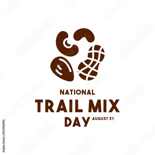 National Trail Mix Day. August 31.