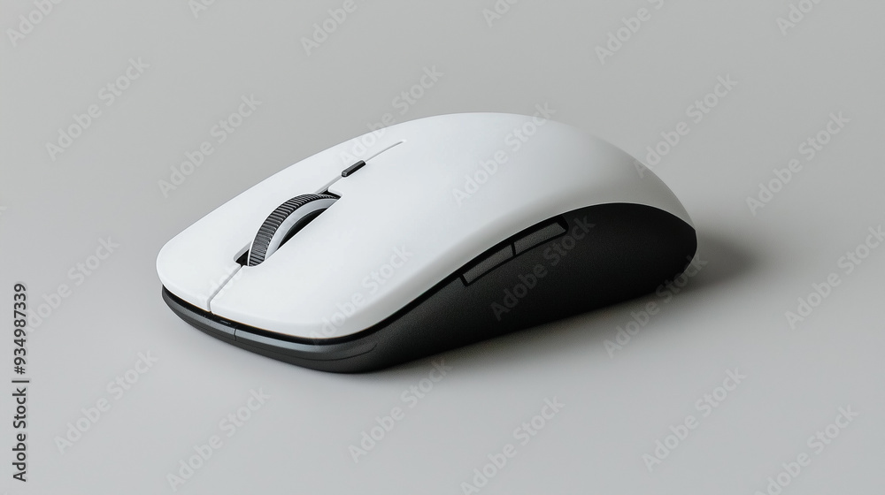 Minimalist Computer Mouse Clipart in Black and White Minimalist Computer Mouse Clipart in Black and White
